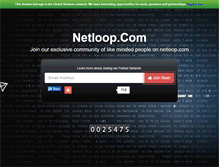 Tablet Screenshot of netloop.com